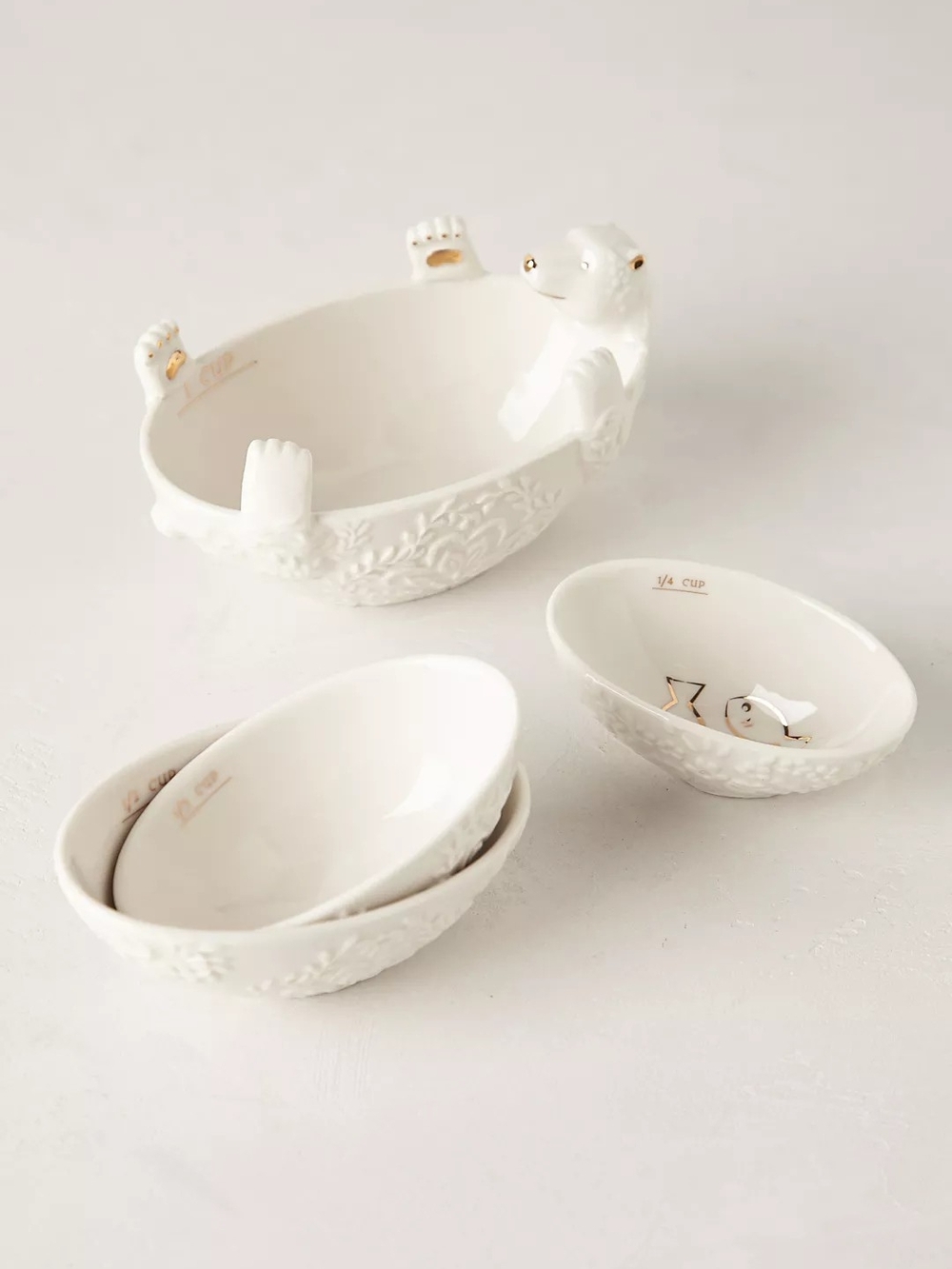 Anthropologie Polar Bear Measuring Cups